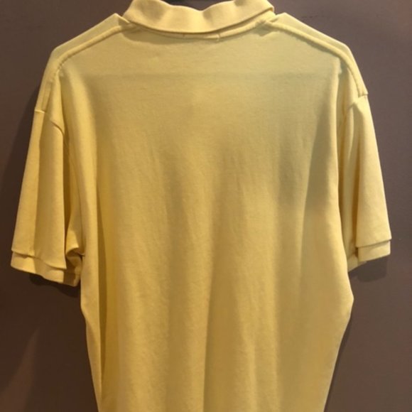 Polo Ralph Lauren Mens' Light Yellow Polo Medium - Picture 3 of 3